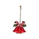 thumbnail image 4 of Adornos de campana de Navidad, decoración colgante para el árbol de Navidad Campana de 2 trompetas roja, 4 of 9