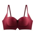 thumbnail image 2 of YHAJDS Women Large Size Bras,Wireless Bras For Women Solid Color Breathable Enhanced Shape Comfortable Lightweight Everyday Womens Underwear, 2 of 3