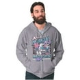 thumbnail image 3 of The Smurfs Cool Kanji Makin Moves Zip Up Hoodie Men's Women's Brisco Brands M, 3 of 6