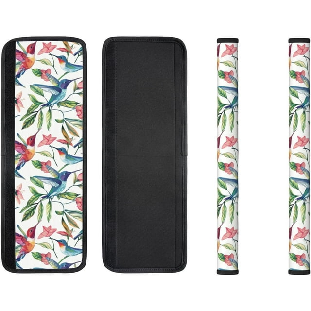 NeuKim Hummingbirds Spring Refrigerator Door Handle Covers Kitchen Appliances Gloves for Microwave Dishwasher Fridge Door Cloth Protector Covers