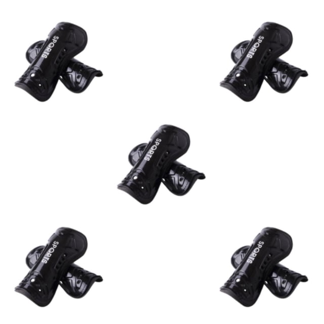 relayinert EVA Adjustable Calf Protector For Soccer Training Lightweight Protective Adult Knee Support kid black 5Set