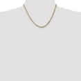 thumbnail image 4 of 14K Yellow Gold Figaro Chain Necklace 20 inch 4 mm Flat with Lobster Clasp, 4 of 4