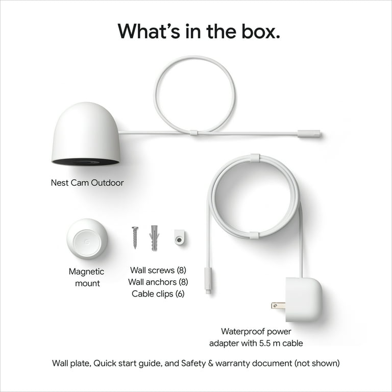 その他 Google Nest Cam Google Nest Outdoor Security Camera (Wired, 2nd gen) - Hazel