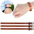 thumbnail image 1 of Pulsera de cuero ajustable Pulsera con hebilla Pulsera retro Pulsera casual Pulsera de cuero Decoración de mueca,, 1 of 8