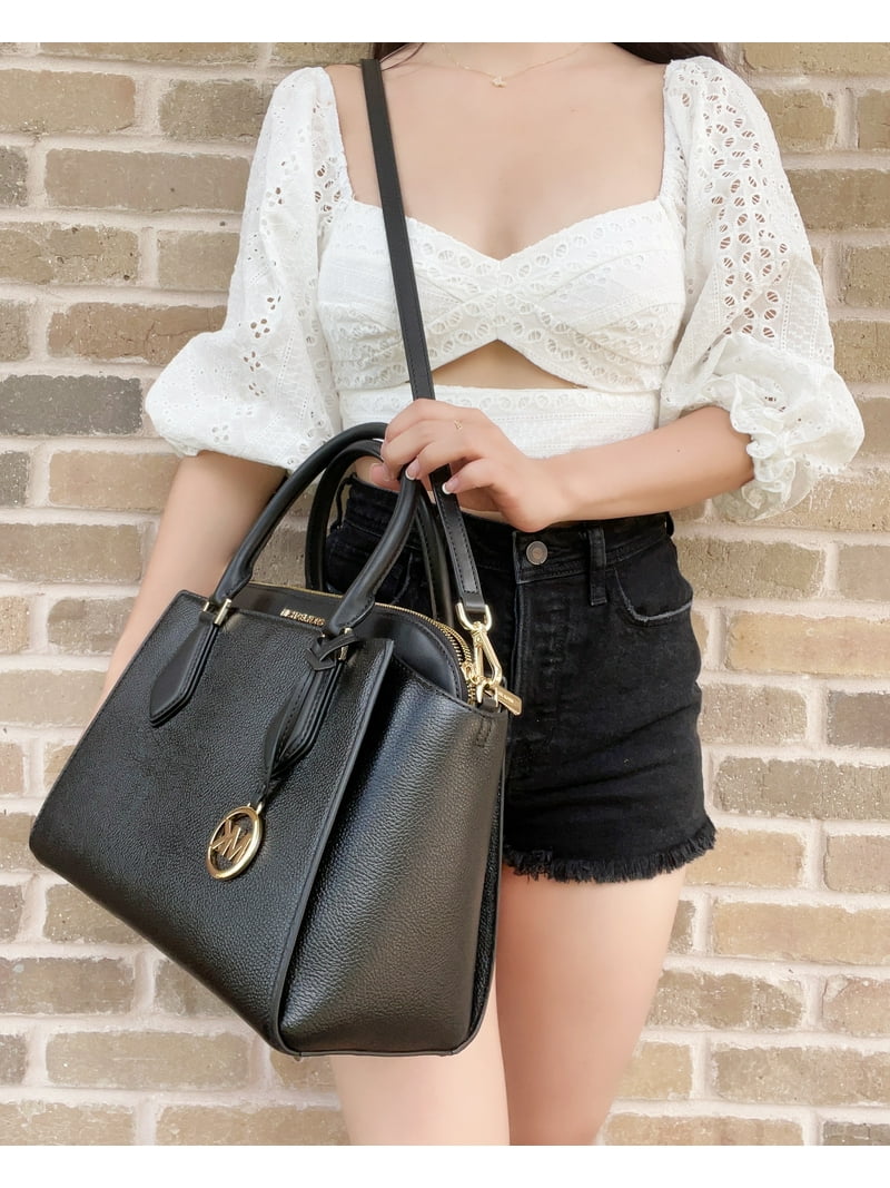 Michael Kors Daria Large Triple Compartment Satchel Crossbody Bag