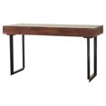 thumbnail image 2 of Mod-Arte Bureau Moderne en Bois Dur et Fer en Noyer, 2 of 15