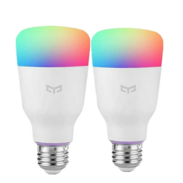 2pcs Yeelight 10W RGB E27 10W Wireless WiFi Control Smart Light Bulb