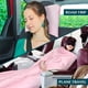 thumbnail image 4 of Manta y Almohada de Viaje: Manta de Avión 2 en 1 Suave con Funda de Almohada Tipo Bolsa Suave, Funda para Equipaje de Mano y Clip para Mochila, 4 of 4