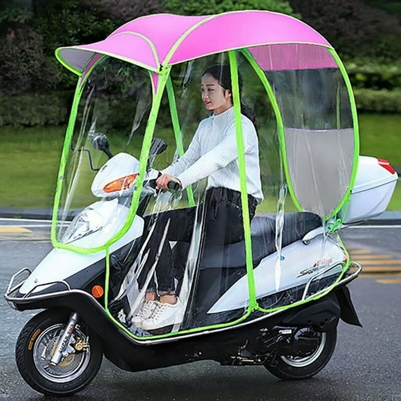 YUANXIN Motorcycle Awning Canopy E-Bike Carport Awning Canopy Storage Battery Car Motorcycle Rain Shelter Transparent Umbrella Carport