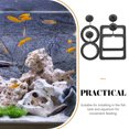 thumbnail image 3 of KAKOWELY Anneau d'Alimentation 4 Pcs Anneaux d'Alimentation pour Poissons Anneaux Flottants pour Nourrir les Poissons Cercles d'Alimentation pour Aquariums 3.94"X3.94"X1.57 Pouces, 3 of 5