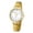 Gold, variant on Stretch Strap Watch for Women: Analog quartz Elastic Strap Watch with Clear and Luminous easy-to-read Arabic numerals and Stainless Steel Strap