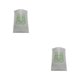 thumbnail image 3 of Inteprter Bolsa de zapatos con cuerda Bolsa vacía Bolsa de tela no tejida suelta Bolsa de mano portátil Organizador de zapatos Bolsas de viaje Blanco 2piezas, 3 of 6