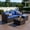 Black Rattan/Navy Blue, variant on Patio Furniture Set 5 Piece - Wide Armrests - All-Weather Wicker Rattan Outdoor Patio Conversation Couch Sets, Modular Sectional Sofa for Garden, Patio, Poolside, Backyard, Balcony, Porch,Navy Blue