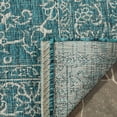 thumbnail image 5 of SAFAVIEH Courtyard Darin Traditional Indoor/Outdoor Runner, 2'3" x 10', Turquoise, 5 of 10