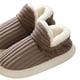 thumbnail image 3 of Pantuflas Mullidas Con Punta Cerrada Y Puntera Felpa Invierno para Hombres Mujeres, 3 of 9