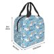 thumbnail image 3 of Fotbe Pelican Reed And Fish Bolsa Térmica con Estampado y Forro de Aluminio Grueso Bolsa de Almuerzo con Bolsillo Frontal para Hombres y Mujeres, Ideal para Trabajo, Escuela, 3 of 8