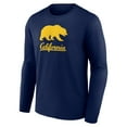 thumbnail image 2 of Men's Fanatics Navy Cal Bears Team Lockup Long Sleeve T-Shirt, 2 of 3