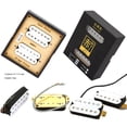 thumbnail image 1 of TFixol White Alnico 5 Humbucker Pickup Set for Electric Guitar - Dual Coil, 4-Conductor Wiring, Neck+Bridge Position, No Frame Included, 1 of 7