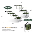thumbnail image 2 of 4 Steps Foldable Dog Ramp for Cars,Portable Pet Dog Stairs for Large Dogs with Non-Slip Surface & Reinforced Design,Lightweight Yet Sturdy for SUVs,Trucks,Supports up to 250lbs, 2 of 10