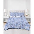 thumbnail image 3 of Twin Size Down Alternative Comforter, Lightweight Comforter Quilt Bedding Set with Pillow Shams All Seasons Bed Comforter Duvet Insert 68"x86", 3 of 7