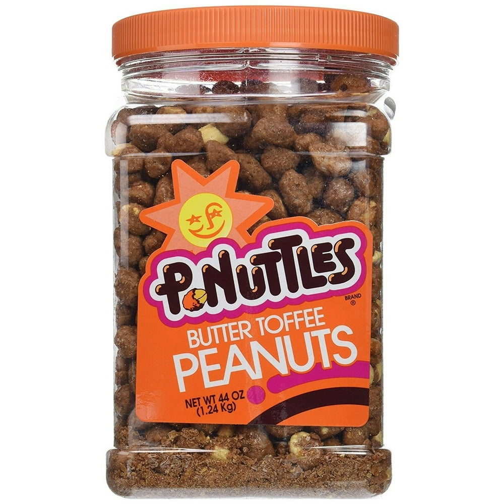 PNuttles Butter Toffee Covered Peanuts, 44oz Jar (Pack of 1