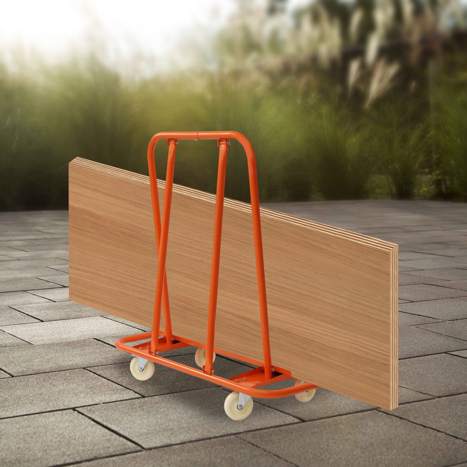 Miumaeov Drywall Panel Cart Heavy Duty Drywall Cart Dolly Work Q235