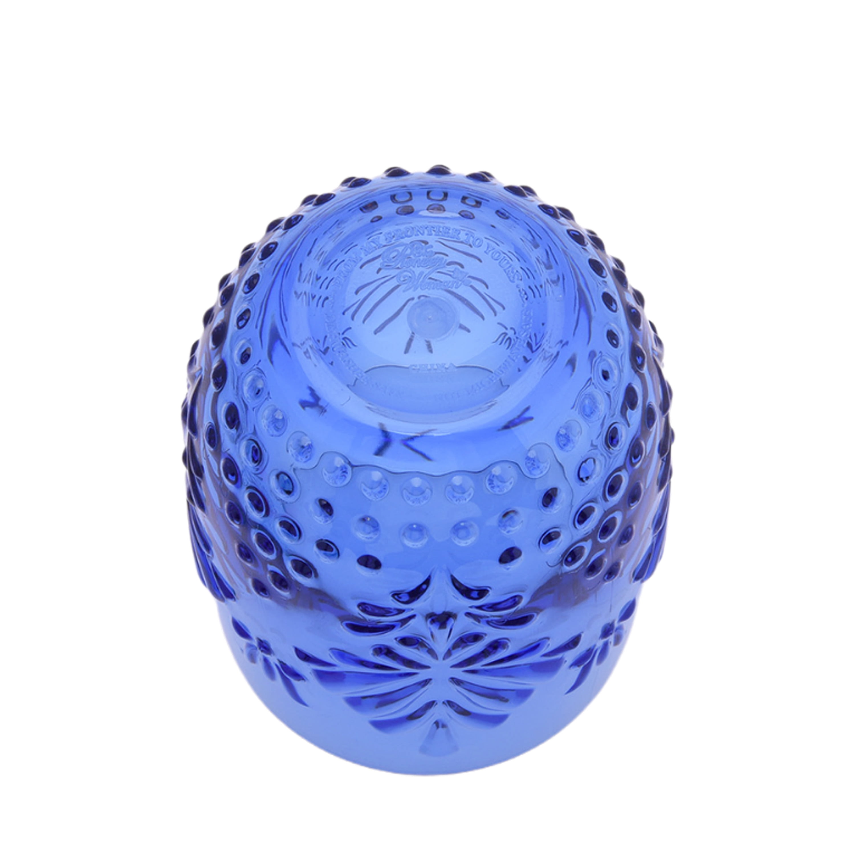 Stemless Wine Glass • Deep Blue — Fred's Glass