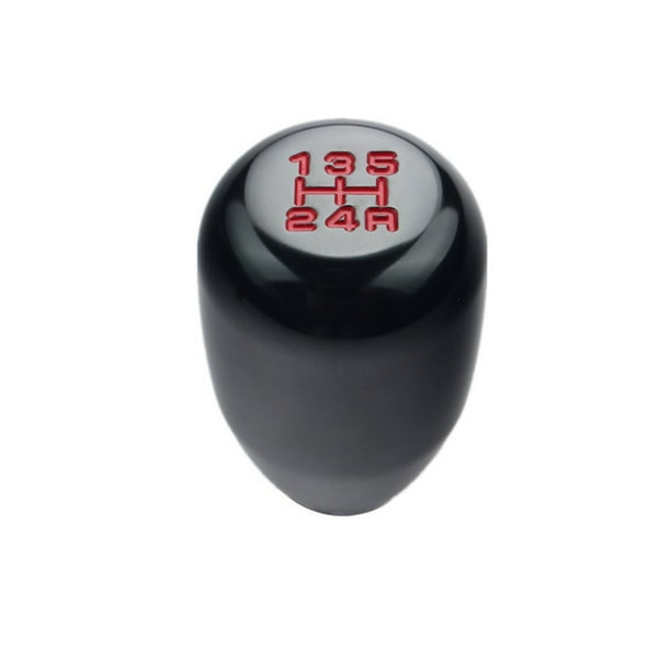 DEWHEL 5 Speed Manual Shift Knob M10x1.25 Screw On Aluminum For Nissan