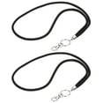 thumbnail image 1 of Uxcell 2Pack Cinta de Strass para Llaves, Cintas Brillantes de 15.7" para Identificación con Cierre Metálico y Anillo para Llaves, Correa de Cuello para Llaves y Teléfonos para Mujeres, Negro, 1 of 6