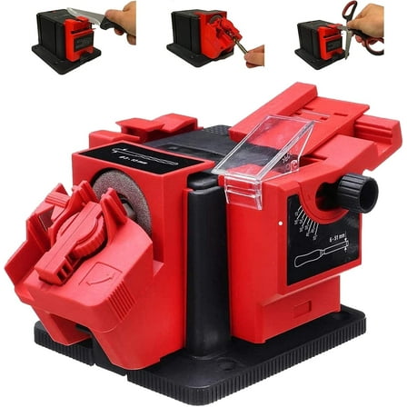 Drill Bit Sharpener, Universal Sharpening Station, Professional Drill Bit & Chisel & Knife Sharpener Electric Multitask Sharpening Machine