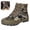 Camouflage, variant on Willtoo Mens Camo Canvas High‑Top Boots Casual Lace‑Up Outdoor Hiking Sneakers Non‑Slip Lightweight Durable Shoes for Field Activities