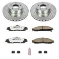 thumbnail image 3 of PowerStop Front Z26 Street Warrior Carbon-Fiber Ceramic Brake Pad and Drilled and Slotted Rotor Kit Fits: PONTIAC Select Models K2912-26, 3 of 9