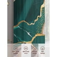 thumbnail image 6 of Green Marble Sheer Curtains 72 Inch Length 2 Panels Set, Grey Gold Texture Vintage Farmhouse Art Voile Window Treatment Rod Pocket Curtains Sheers Drapes for Bedroom/Living Room/Kitchen 52"x72"x2, 6 of 7