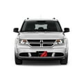 thumbnail image 4 of Dodge Journey Carbon Fiber Look Red Stripe Graphic Aluminum License Plate, 4 of 5