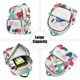 thumbnail image 5 of JIALIOU Mini Backpack Purse for Women Quilted Casual Daypack Small Travel Shoulder Bag, Raining Hearts, 5 of 7