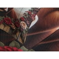 thumbnail image 4 of Ambesonne Rustic Quilted Bedspread Set 3 Pcs, Vintage Cottagecore Art Cow, Queen Size, Redbrown Maroon Taupe, 4 of 5