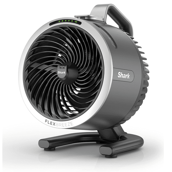 Restored Shark FlexBreeze HydroGo Fan—Ultra-powerful portable fan - Gray, Refurbished