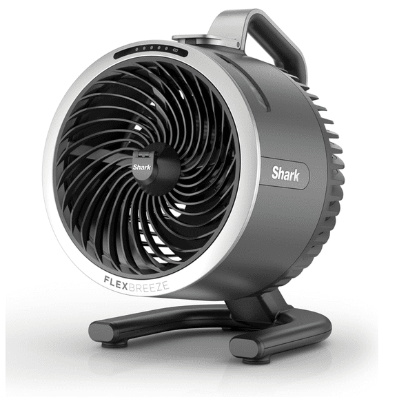 Restored Shark FlexBreeze HydroGo Fan—Ultra-powerful portable fan - Gray, Refurbished