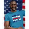 thumbnail image 2 of Happy July 4Th And My Birthday T-Shirt Men -Image by Shutterstock, Male x-Large, 2 of 4