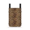 COEQINE Leopard Print Crutch Case Compartments Adjustable Crutch Organizer Pouch Waterproof Forearm Crutch Bag Pouch Portable Crutch Carrying Case for Women Men