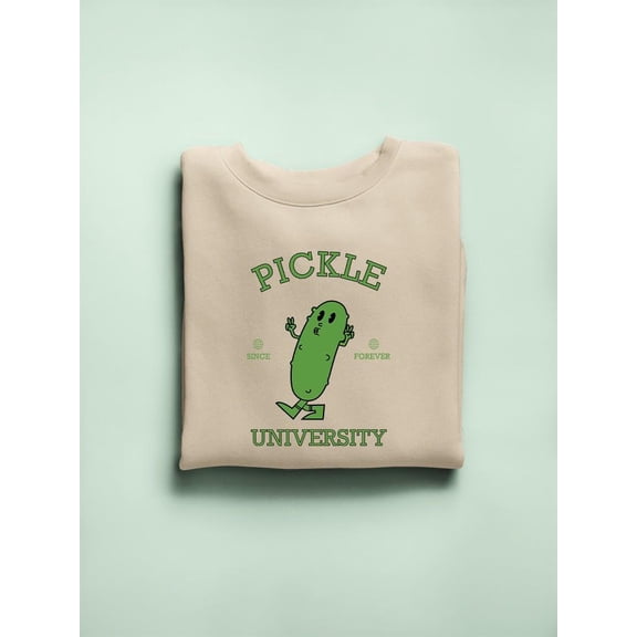 Pickle University Sweatshirt Women's -SmartPrintsInk Designs