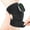 black, variant on ``` Portable Knee & Shoulder Massager with 3 Heating Levels (45-65°C) & 3 Vibration Modes, 5000mAh Battery, ABS & Neoprene, USB Charged, Wireless for On-the-Go Relief, Includes Extension Straps ```