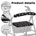 thumbnail image 5 of HELLHERO Paw Prints Seat & Backrest Cover Set Rollator Walker Seat Back Cover Removable and Washable for Senior Dust Proof Reusable for Unisex, 5 of 7