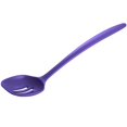 thumbnail image 1 of Gourmac Hutzler Cuchara Ranurada De Melamina De 12 Pulgadas, Color Violeta, 1 of 1