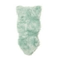 thumbnail image 2 of Ultra Soft Faux Sheepskin Fur Shag Rug Teal 2' x 4' Sheepskin, 2 of 7