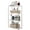 White, variant on Fmxomd Plastic Storage Shelves, 8.6 D x 16 W x 31.5 H Plastic Shelves for Storage, 4-Tier Shelving Unit, Storage Rack, 200 lbs, Bathroom, Laundry, Garage & Home, White