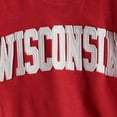 thumbnail image 4 of Women's Pressbox Heathered Red Wisconsin Badgers Two-Hit Canyon Long Sleeve T-Shirt, 4 of 4