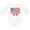 AA-White, variant on Inktastic USA Soccer Boys or Girls Long Sleeve Baby Bodysuit