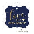 thumbnail image 7 of Inkdotpot Love Is Sweet Wedding Bottle Tag Real Gold Foil Favor Bracket Shape Hang Tags Pack Of 50, 7 of 7