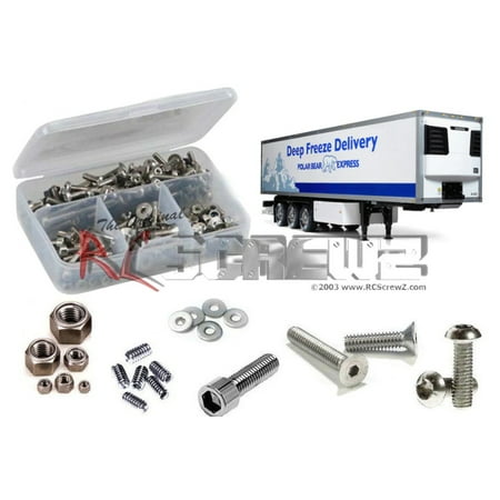 

RCScrewZ Tamiya 3-Axle Reefer Trailer 1/14th Stainless Steel Screw Kit - tam186